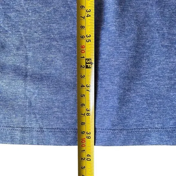 Patagonia Worn Wear Women's W's Seabrook Bandha Dress Blue Heathered Size XL - Picture 9 of 9